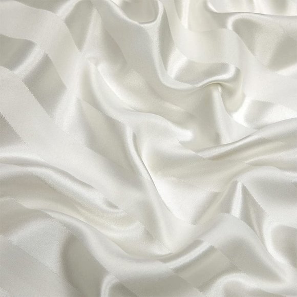 5pcs Black Silk Stripes Soft Comforter Set Sexy Luxury Ultra Soft Microf… - Picture 3 of 12